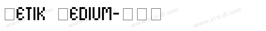 Ketik Medium字体转换